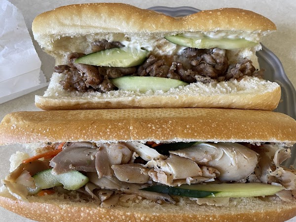 Bình Minh Sandwiches counter and interior on SE Powell Blvd in Portland